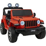  Licenciran avto na akumulator Jeep Wrangler Rubicon 4x4 - oranžen | Shoptok.si