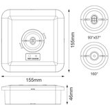  LED nužna svetiljka LED/2W/230V 6000K IP65 3200 mAh | Eponuda.com