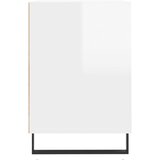 TV ormarić sjajni bijeli 100 x 35 x 55 cm od konstruiranog drva | shoptok.hr
