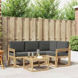  Set vanjskih sofa 5 kom. Bijela i antracit | shoptok.hr