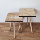 Hanah home 2Shp524 - Beige BeigeWhite Nesting Table (2 Pieces) | ePonuda.com