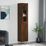  Visoka komoda boja hrasta 34,5x34x180 cm od konstruiranog drva | shoptok.hr