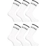 Hugo Boss 6PACK socks high white Cene