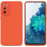Cadorabo Ohišje, združljiv s Samsungom v tekočini Orange - Zaščitni pokrov iz fleksibilnega silikona TPU, (20603482) | Shoptok.si