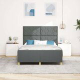 vidaXL Tamno sivi krevet 160x200 cm tkanina | shoptok.hr