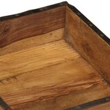  Pladnji 4 kosi 31x29x10 cm Trd les Pridobljen | Shoptok.si