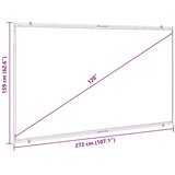  Projekcijsko platno za zid 120 inča 16:9 | Eponuda.com