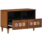  Stolić za kavu s ladicama Smeđa 80 x 54 x 40 cm Čvrsto drvo manga | shoptok.hr
