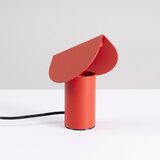 Thoro Rdeča aluminijasta LED namizna svetilka (vi&amp;scaron;ina 15 cm) BISCUIT &amp;ndash; Slike