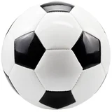 Usnjena nogometna žoga v tradicionalni belo-črni barvi, 23 cm