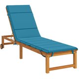  Jastučić za ležaljku GEMERT 100% poliester Svjetloplava - Svjetloplava 200 x 50 x 3 cm Poliester | shoptok.hr