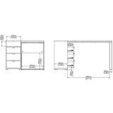 Tvilum Radni stol s pločom stola u dekoru hrasta 100x150 cm Sign – | shoptok.hr