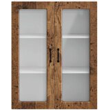  Zidni stakleni ormarić Staro drvo 80 x 31 x 100 cm | shoptok.hr