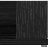 vidaXL Kreveta Crni hrast 100 x 30 x 59,5 cm Konstruirano drvo | shoptok.hr