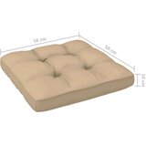  Vrtni otoman od paleta smeđa boja meda od impregnirane borovine | shoptok.hr