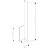  Stenska svetilka LAHTI M bela 4000K, (21347432) | Shoptok.si