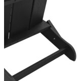 vidaXL Zložljivi stoli Adirondack 2 kosi Črna 74.5x80.5x90 cm HDPE | Shoptok.si