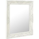 Zidno ogledalo u baroknom stilu 50 x 60 cm bijelo | Eponuda.com
