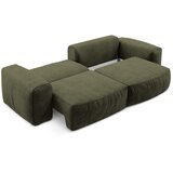 Makamii Zelena sklopiva sofa od šenila 275 cm Kuki – | shoptok.hr