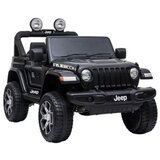  Licencirani auto na akumulator Jeep Rubicon 4x4 - crni | shoptok.hr