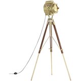  Podna svjetiljka na tronošcu od masivnog drva manga 193 cm | shoptok.hr