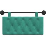  Držeće uzglavlje Zidne Tirkizna 100 x 55 x 7 cm Baršun - Tirkizna 90 cm bez LED | shoptok.hr