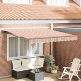 vidaXL Retraktilna tenda Morsko modra 300x250 cm | Shoptok.si