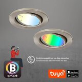 BRILO KOMPLET 3x LED RGBW prigušiva kupatilska svetla GU10/4,9W/230V Tuya+ daljinski upravljač | Eponuda.com