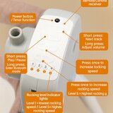 smart+ Cradle – pametna kolijevka za bebe s Bluetooth glazbom i daljinskim upravljanjem | shoptok.hr