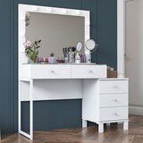 Hanah home toaletni stolić, bijeli Cijene