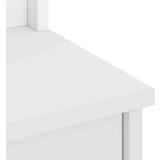 vidaXL Drevo za dvorano "SANDENS" bela 87x40x159,5 cm masivni les bora | Shoptok.si