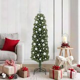 vidaXL Umestno božično drevo Zelena 150 cm PVC in Jeklo in Plastika | Shoptok.si
