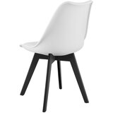 Mark stolica - bijele / crne noge x 3 | shoptok.hr