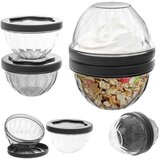 KADAX Posoda za müsli, jogurt, sadje, solato, ovseno kašo 700 ml Lunchbox 2v1 Box, (5000355143) | Shoptok.si
