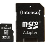 Intenso Micro SD Kartica 32GB Class 10 (SDHC & SDXC) z adapterjem - SDHCmicro+ad-32GB/Class10 | Shoptok.si