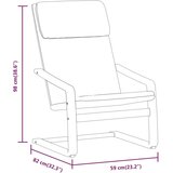  Stol za sproščanje s stolčkom za noge svetlo sivo blago, (20699326) | Shoptok.si