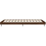  Okvir kreveta bez madraca smeđa boja hrasta 100 x 200 cm drveni | Eponuda.com
