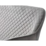 Unique Furniture Svijetlo siva baršunasti sofa 129 cm Berrie – | shoptok.hr