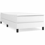 Maison Chic Box spring postelja - Vzmetna postelja z vzmetnico bela 90x200 cm umetno usnje SL8568, (21900721) Cene