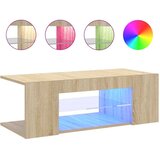 TV ormarić s LED svjetlima boja hrasta sonome 90 x 39 x 30 cm | shoptok.hr