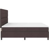 Krevet s opruga kutije Tamno smeđa 200 x 200 cm tkanina | shoptok.hr