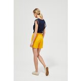 Marisse Shorts With Gathered Waist L-Sh-3120 Yellow | ePonuda.com