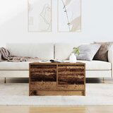 vidaXL stol za kavu s ladicama staro drvo 70,5x70x40 cm | shoptok.hr
