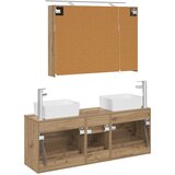  Set namještaja za kupaonicu 4 kom. Hrast artisan | shoptok.hr