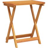vidaXL Zložljiva vrtna mizica 50x36x60 cm trden akacijev les | Shoptok.si
