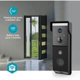 Nedis Wi-Fi videodomofon z dvojnim objektivom 4MP 2x 1080p z nočnim vidom IPX54, Črna, (5000277347) | Shoptok.si