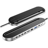 Vention 12 u 1 docking station type-c - crna