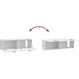 TV ormar za zid Zidne Bijela 98 x 31 x 30 cm Konstruirano drvo | shoptok.hr