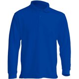  Muška polo majica dugih rukava, royal plava | shoptok.hr
