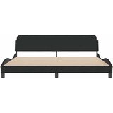  Okvir za krevet Dover crni 200x200 cm baršunasti | shoptok.hr